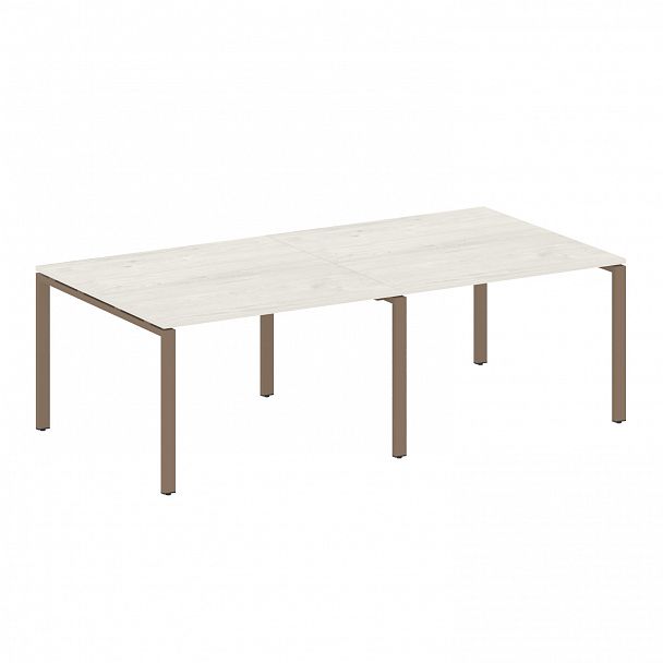 Стол для переговоров "Metal System" БП.ПРГ-2.2 дуб наварра/мокко - Вид 1