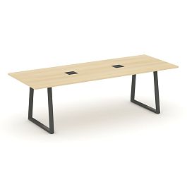 Style Project Direct Direct Стол переговорный SN-6T1.SPRG-258 Акация Лорка/Металл Антрацит 2580*980*750 - Фото предпросмотра