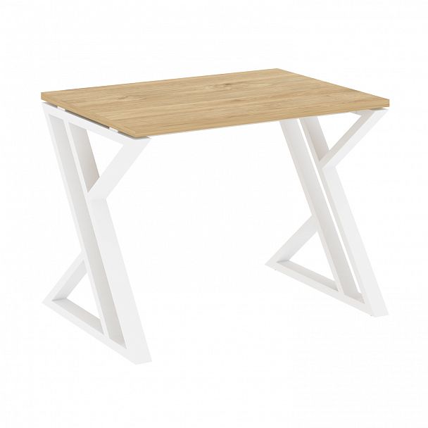Стол рабочий "Loft" VR.L-SRZ-1.7 тиквуд светлый/белый - Вид 1