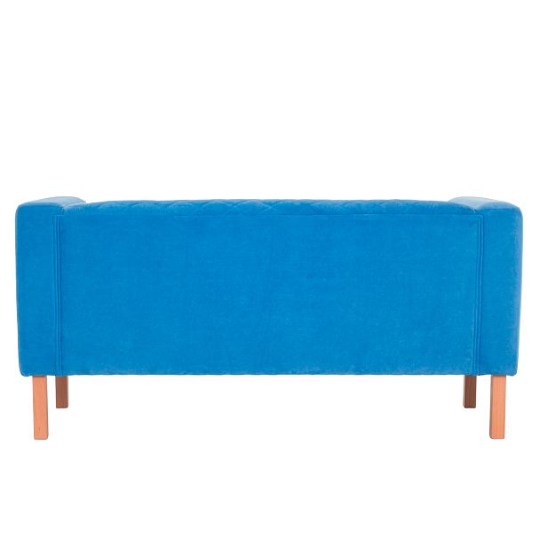 Диван Matrix, голубой велюр - Вид 6