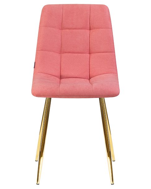 Стул обеденный DOBRIN ALEX (золотые ножки, розовая ткань (UF860-05B)) - Вид 6