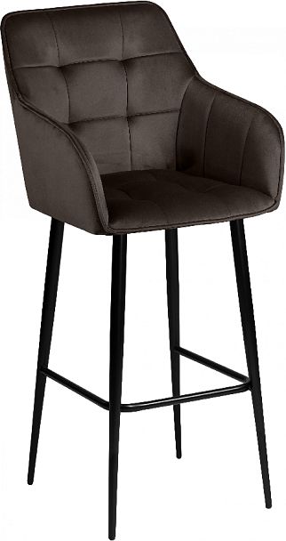 Комплект барных поворотных кресел Мони К, Confetti stone/черный, 2 шт. - Вид 4