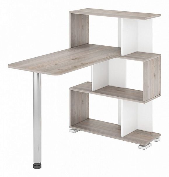 Стол компьютерный Домино нельсон СЛ-5-3СТ Белый/Нельсон - Вид 1