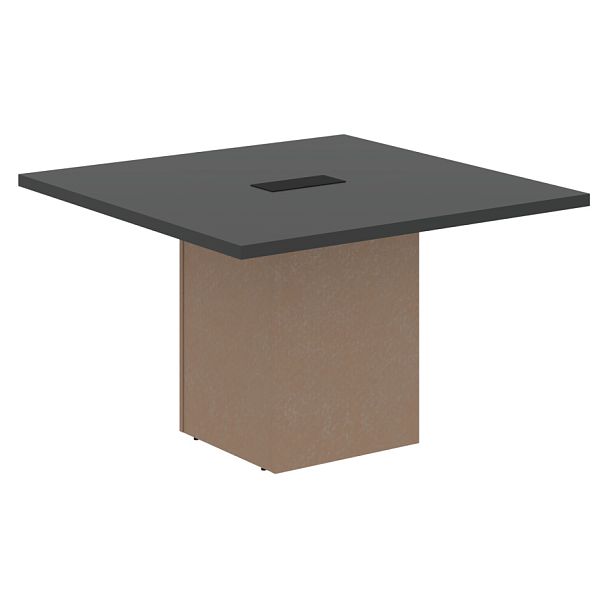 Стол центральный VCCT 1212 Яшма черный/Кобра 1200х1200х750 VELION - Вид 1