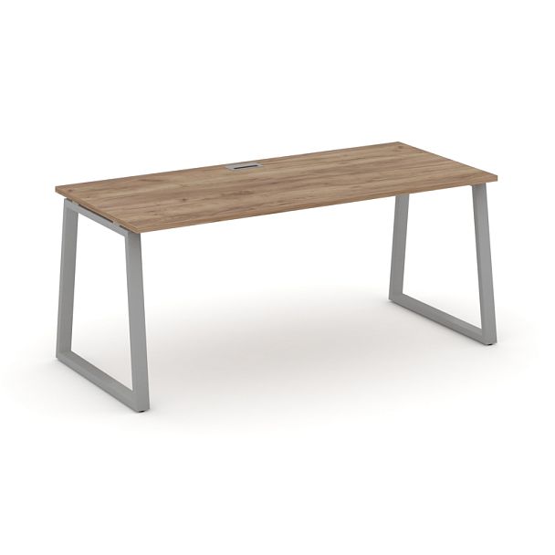 Style Project Direct Direct Стол письменный SN-6T1.SR-014.M Дуб Табак/Металл Серый 1580*700*750 - Вид 1