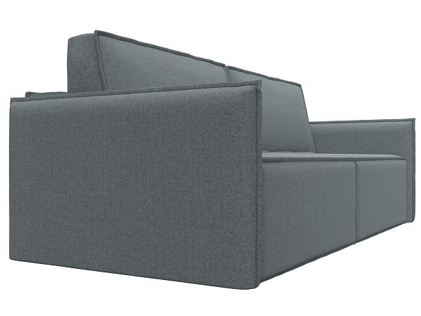 Диван прямой Либерти Рогожка серый - Вид 3