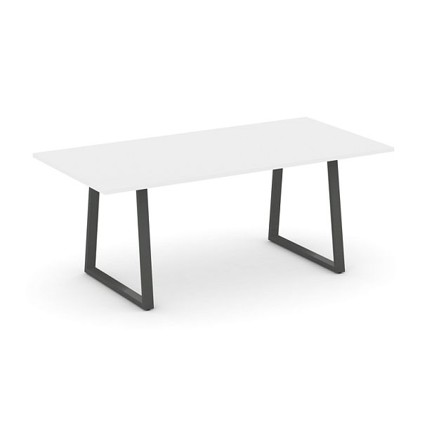 Style Project Direct Direct Стол переговорный SN-6T1.SPRG-198.3 Белый/Металл Антрацит 1980*980*750 - Вид 1