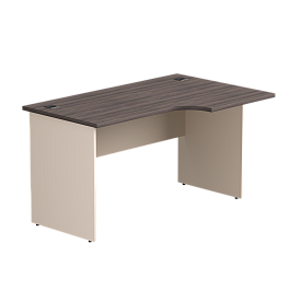 Стол эргономичный правый Everprof EVO опоры ЛДСП 1380х670(870)x755 мм Дуб Пасадена/Кашемир - Фото предпросмотра