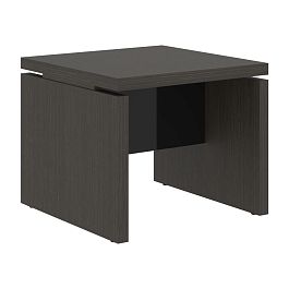 Стол журнальный СП-064-25-11 Дуб Мореный/Черный глянец 600х600х500 KANON - Фото предпросмотра