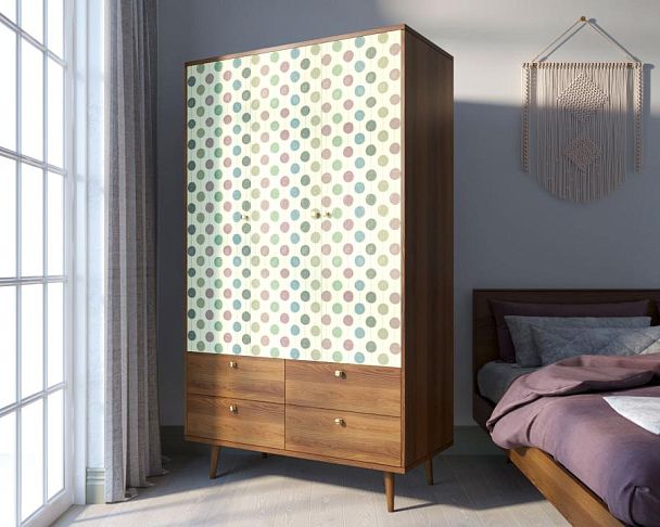 Шкаф трехстворчатый Berber принт 24 арт BB02/Print_24 - Вид 3