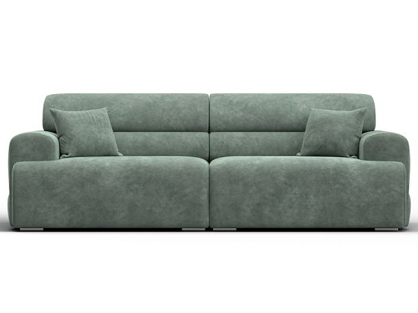 Диван прямой Лига-109 НПБ Велюр зеленый - Вид 2