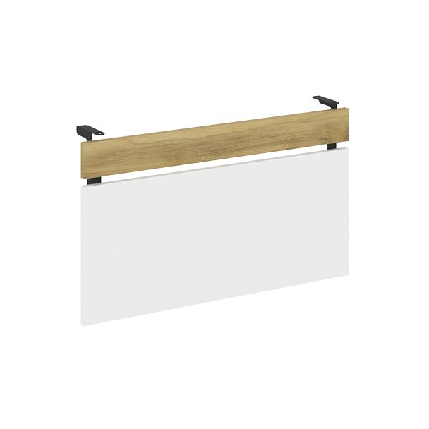 Concept Царга стола CN.CS-001 Дуб Винченцо/Белый Бриллиант/Металл Черный 830*18*458 - Вид 1