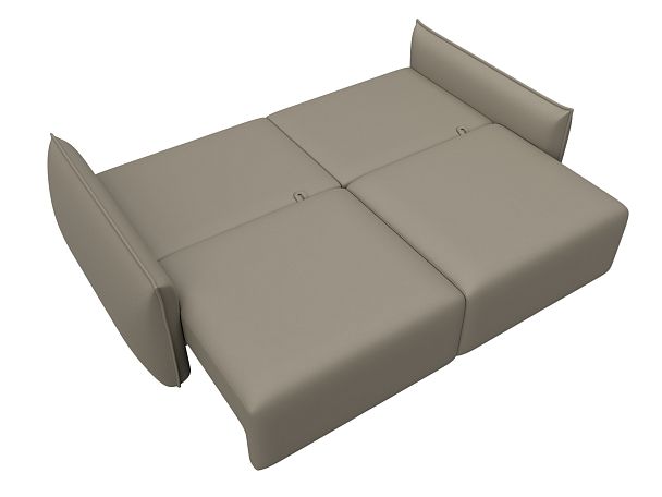 Диван прямой Лига-051 НПБ Экокожа бежевый - Вид 9