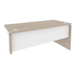 Onix Стол-приставка правый к опорным элементам O.SPR-4.7 (R) Дуб аттик/Белый бриллиант 1580*720*750 - Фото предпросмотра