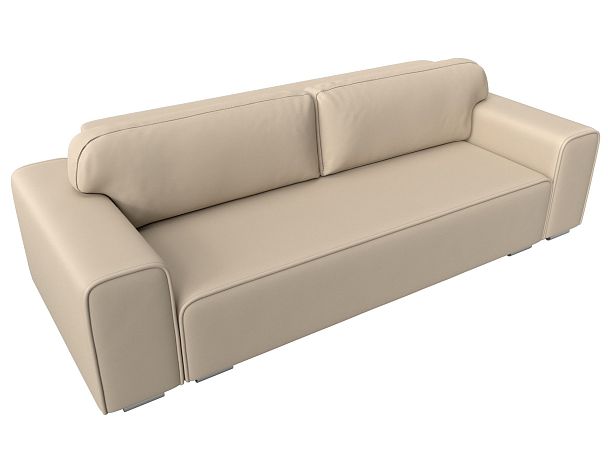 Прямой диван Лига-029 Экокожа бежевый - Вид 5