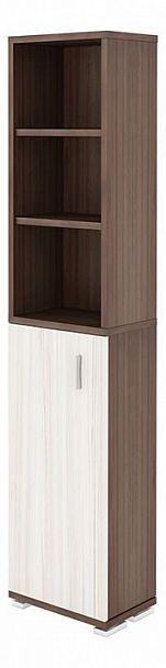 Стеллаж комбинированный Домино ПУ-20-2 Карамель/Шамони - Вид 1