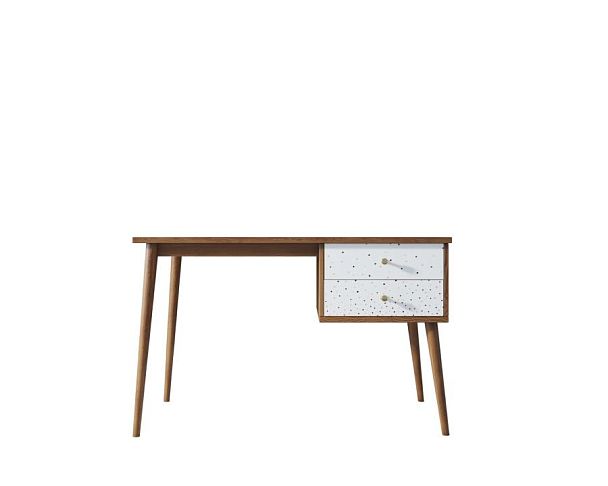 Стол рабочий Berber принт 15 с одной тумбой арт BB20/Print_15 - Вид 1