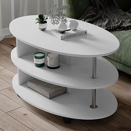 Стол Журнальный Консул-4 (1000*540*600) белый - Фото предпросмотра