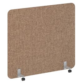 R-line soft Перегородка на металлических опорах, на роликах AP.R-160-140 Romeo 03/Серый металл 1600*18*1400 - Фото предпросмотра