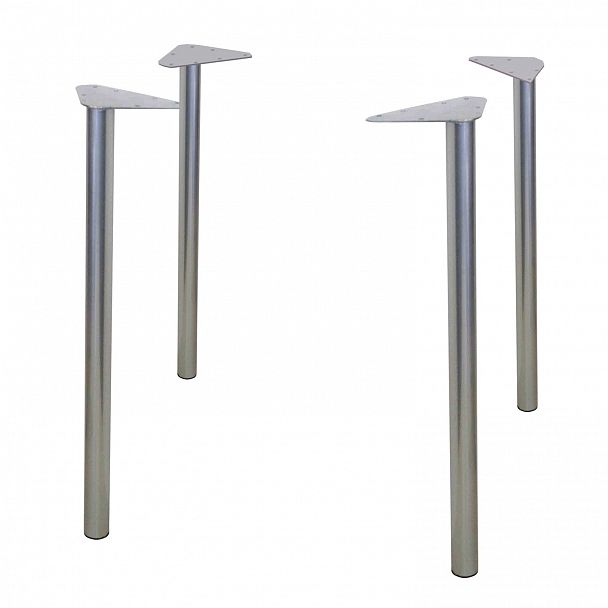 Рама стола для столовых, кафе, дома "Альфа", универсальная, цвет серебристый - Вид 4