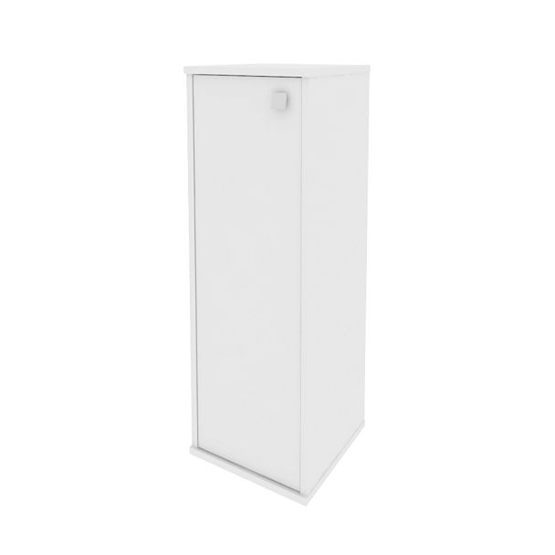 Style Шкаф средний узкий левый Л.СУ-2.3 (L) Белый 412*410*1215 - Вид 1