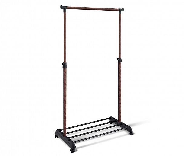 Вешалка Sheffilton CH-4345 на колесиках черный/темный орех - Вид 3