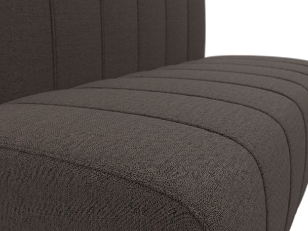 Диван кухонный прямой Ральф Рогожка коричневый - Вид 4