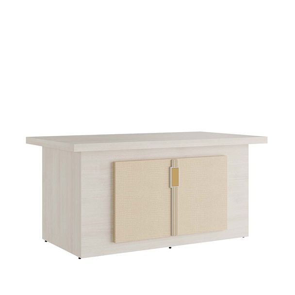 Стол письменный Chicago 160x90x78 дуб шамони светлый - Вид 1