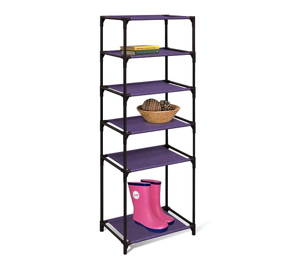 Стеллаж с чехлом Sheffilton SHT-SS15-P черный/сине-фиолетовый - Вид 5