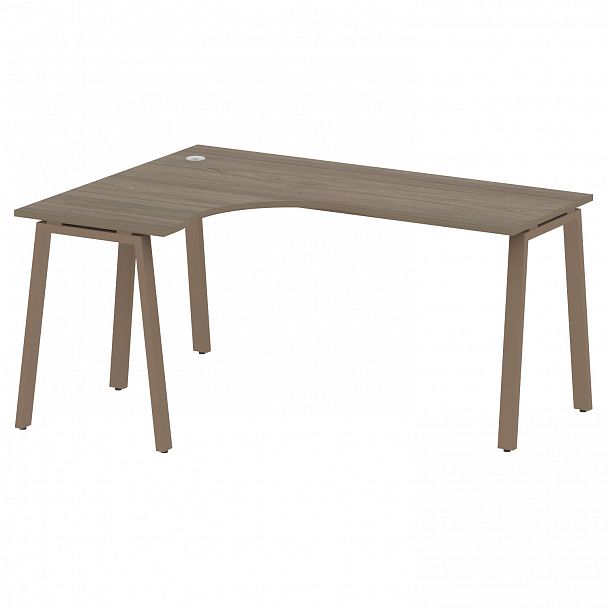 Стол "Metal System" БА.СА-4 вяз/мокко - Вид 2