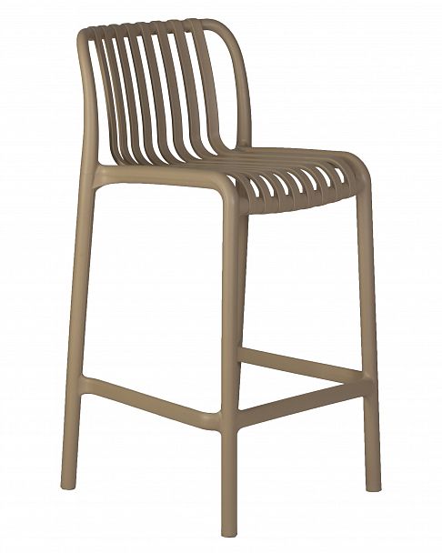 Стул полубарный DOBRIN CHLOE (бежевый (GR-03)) - Вид 2