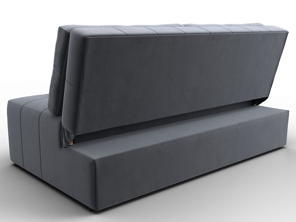 Диван прямой Лига-107 (160) Велюр серый - Вид 5