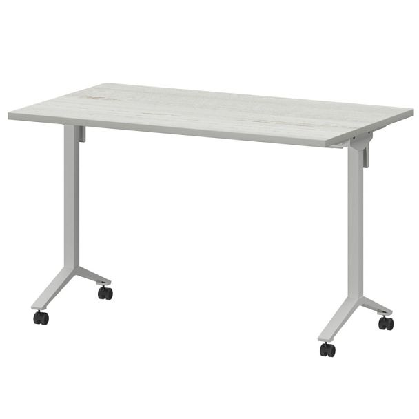 Стол мобильный складной МБ25-120.70 Сосна винтер/Белый 1200x700x750 Моби - Вид 1
