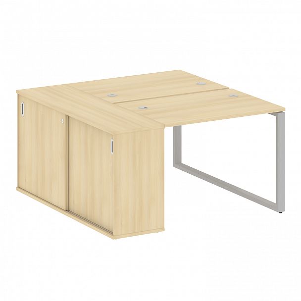 Рабочая станция "Metal System" БО.РС-СШК-1.1 акация/серый - Вид 1