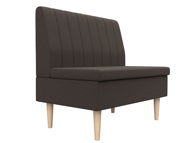 Диван прямой Мини Рогожка коричневый - Вид 4