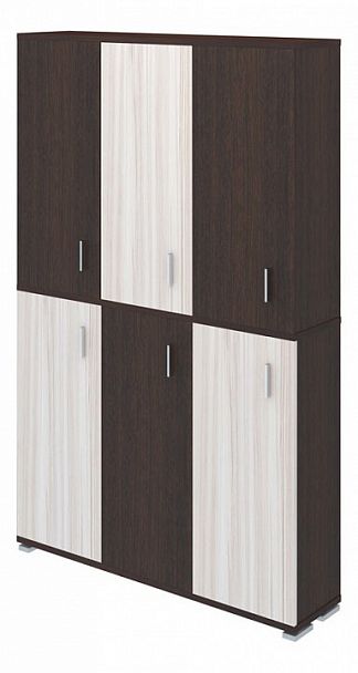 Шкаф книжный Домино ПУ-40-4 Венге/Карамель - Вид 1