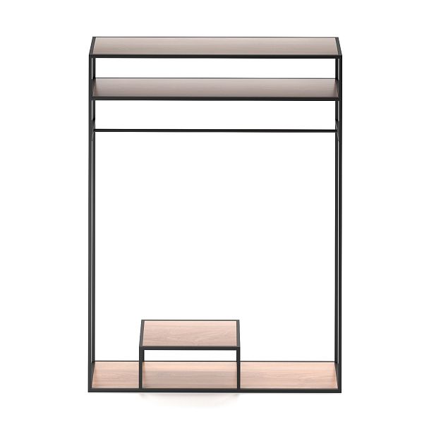 Стеллаж-вешалка 114, лофт - Вид 3