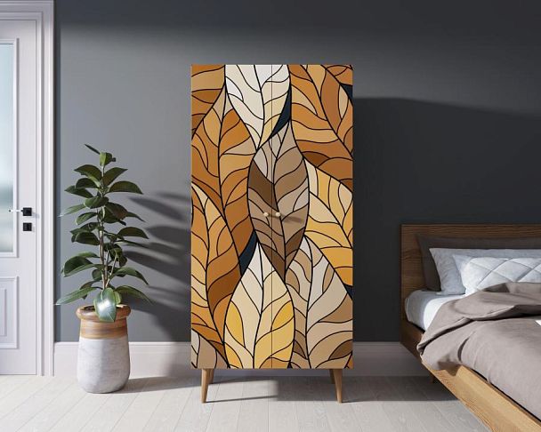 Шкаф малый двухстворчатый Berber принт 8 арт BB08/Print_08 - Вид 5