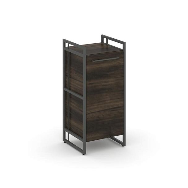 Rift Шкаф 2 ниши узкий RF.SU-21 (R) Дуб Мали/Металл Антрацит 420*396*924 - Вид 1