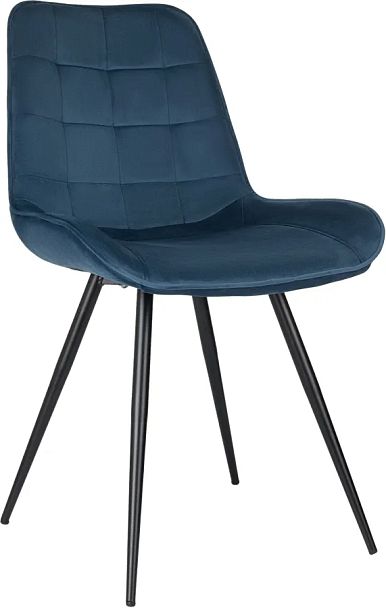 Стул для дома Бюрократ CH-K2 синий Holland 58 металл черный на ножках (CH-K2_1/HL58) - Вид 1