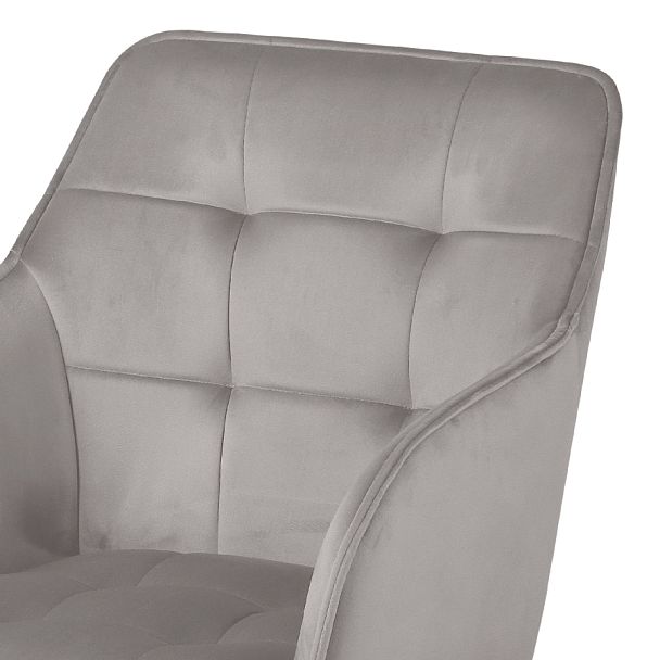 Комплект кресел поворотных Мони, Confetti silver/белый, 3 шт. - Вид 7