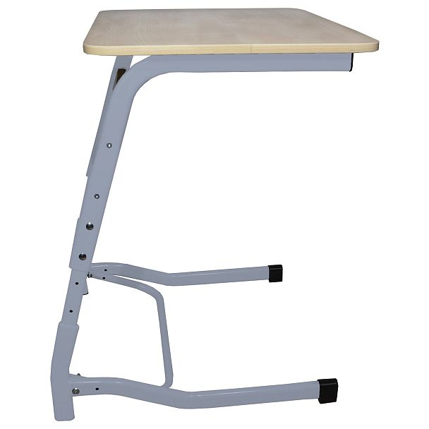 Парта Олимп, 1-местная, регулируемая, серый каркас, ЛДСП клён, гр.2-4 - Вид 4