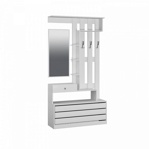 Ямайка Центральная секция ЯПЦС-1 (2100х1100х350) белый - Вид 1