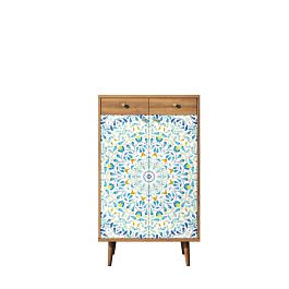 Комод Berber два ящика и дверки 46 принт арт BB46/Print_46 - Фото предпросмотра