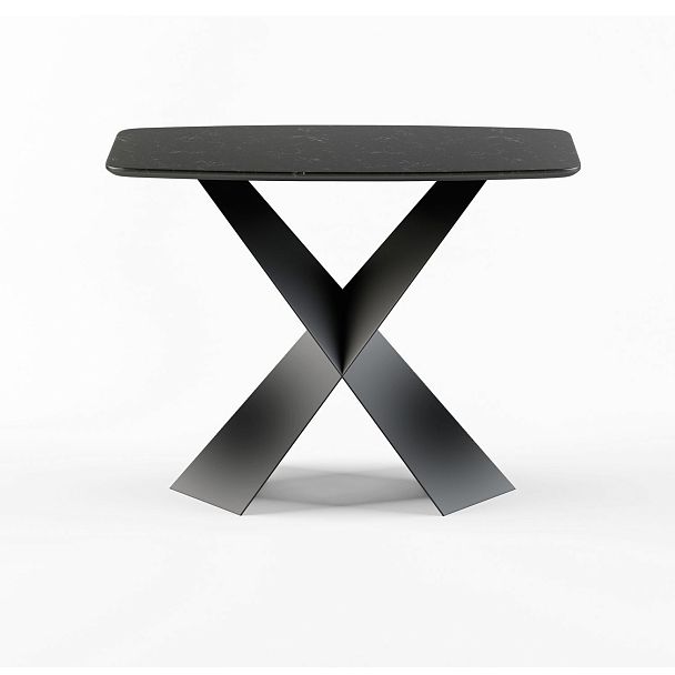 Консоль Tyler 100 керамика матовая, черная - Вид 2