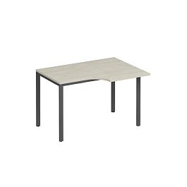Стол эргономичный правый на металлокаркасе МП2 Комфорт МП2 К.А2 192 ДШ дуб шамони светлый / антрацит - Фото предпросмотра