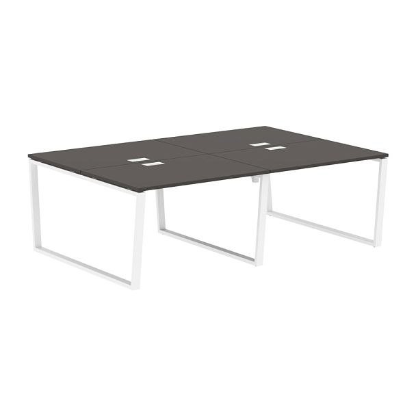 Стол 4-х местный EVWST 2316 Мокко/Белый 2326х1606х750 EDIS - Вид 1