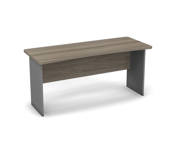 Стол прямой 1600 Берлин Дрифтвуд/Серый СП 160.85 - Вид 1