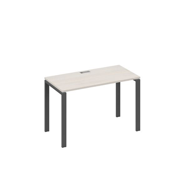 Стол письменный на металлокаркасе UNO A4 А4 Б1 003 БП дуб / металлокаркас антрацит - Вид 1