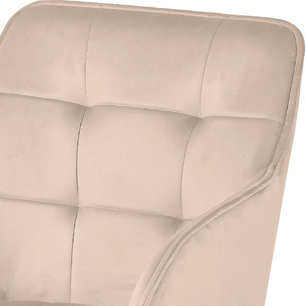 Барное поворотное кресло Мони К, Confetti cream/белый - Вид 7